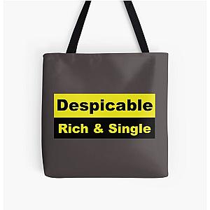 Despicable Rich & Single- Perfect Despicable Me gift - Him - Her All Over Print Tote Bag