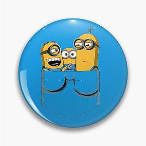 Minion Pocket - Despicable Me Minion Art Pin