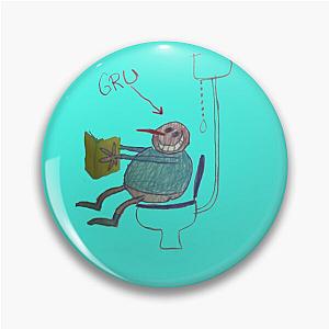 Despicable me Gru I sit on the toilet Pin