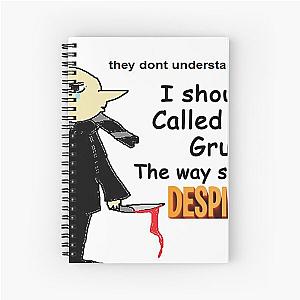 Despicable Me Gru Spiral Notebook