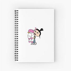 FLUFFY UNICORN Despicable Me Spiral Notebook