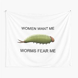 Destiny 2 hive worm women want me worms fear me design Tapestry