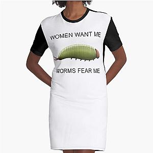 Destiny 2 hive worm women want me worms fear me design Graphic T-Shirt Dress