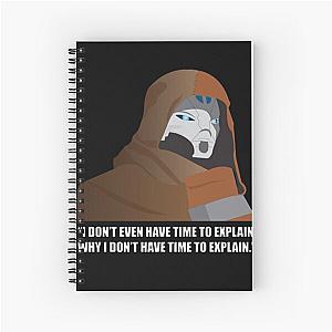 destiny 2 lightfall the wise cayde 6 Spiral Notebook