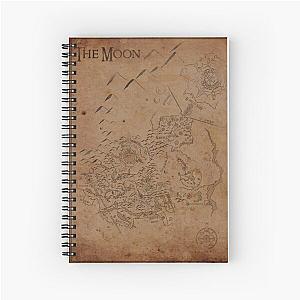 Moon map - Destiny 2 Spiral Notebook