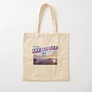 Destiny Inspired 'Greetings from The Tower' Vintage  Retro Postcard Weathered Design Cotton Tote Bag