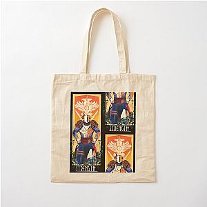 Strength Destiny Tarot Card Cotton Tote Bag