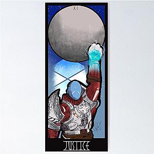 Justice Destiny Tarot Card Poster