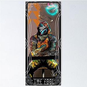 The Fool Destiny Tarot Card With Border Poster