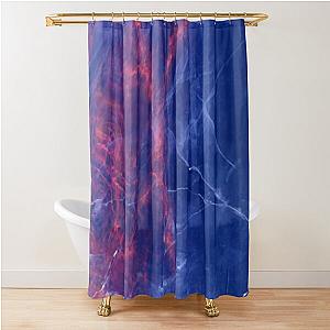 Europa Ice Red Glow Texture - Destiny 2 Beyond Light Shower Curtain