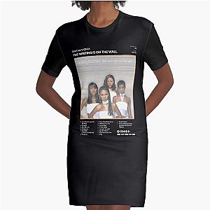 Destiny's Child - The Writing's On The Wall Tracklist Album Graphic T-Shirt Dress