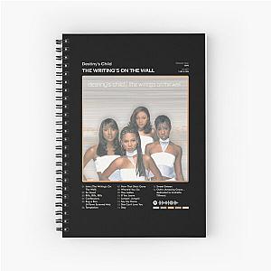 Destiny's Child - The Writing's On The Wall Tracklist Album Spiral Notebook