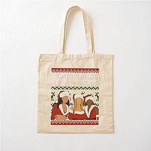 8 Days of Christmas Destiny's Child Christmas Holiday Art Cotton Tote Bag