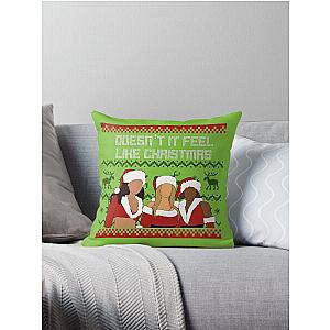 8 Days of Christmas Destiny's Child Christmas Holiday Art Throw Pillow