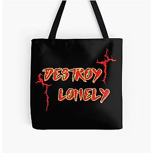 Destroy Lonely Merch I Paused My Destroy Lonely To Be Here Essential T-Shirt All Over Print Tote Bag RB1910