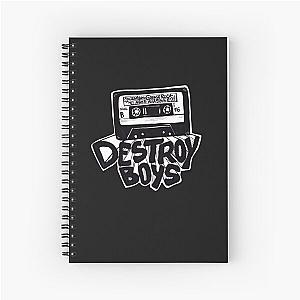 Destroy Boys Logo Spiral Notebook