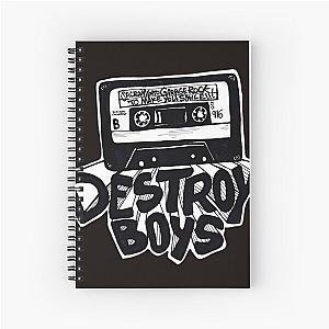 Destroy Boys Logo Spiral Notebook