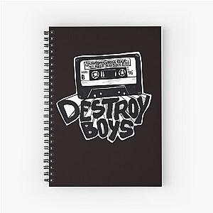 Destroy Boys Logo Spiral Notebook