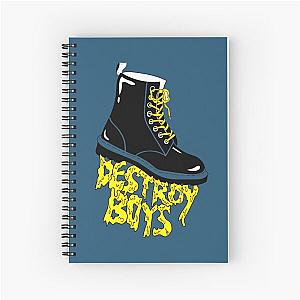 Art Special From Band Destroy Boys Spiral Notebook