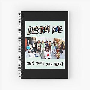 amazing logo album Destroy Boys band  Spiral Notebook