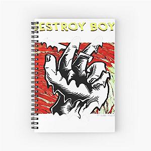 amazings rock destroy boys Spiral Notebook