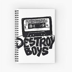 Destroy Boys Logo Spiral Notebook