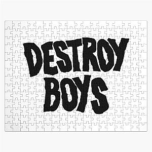 Destroy Boys Merch Destroy Boys Logo Jigsaw Puzzle