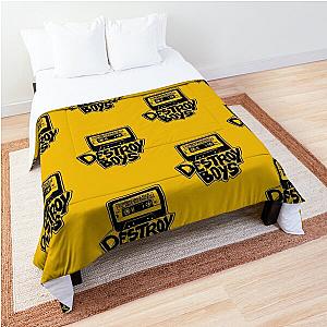 Destroy Boys Logo transparent Comforter