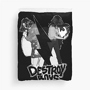 destroy boys band destroy boys band destroy boys band popular Duvet Cover