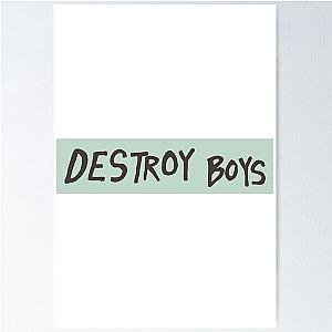 Destroy Boys Merch Destroy Boys Logo Poster