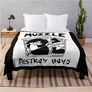 Destroy boys muzzle Throw Blanket