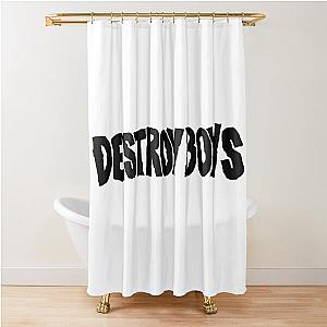 Destroy Boys Merch Destroy Boys Logo Shower Curtain