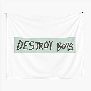 Destroy Boys Merch Destroy Boys Logo Tapestry