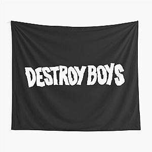 Destroy Boys Merch Destroy Boys Logo Tapestry