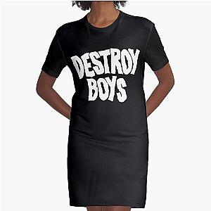 Destroy Boys Merch Destroy Boys Logo Graphic T-Shirt Dress