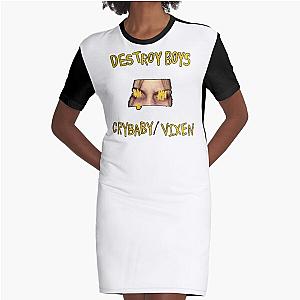 amazing logo album Destroy Boys band Graphic T-Shirt Dress