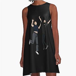 Destroy Boys Alexia And Vi Sticker A-Line Dress