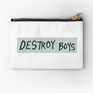 Destroy Boys Merch Destroy Boys Logo Zipper Pouch