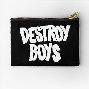 Destroy Boys Merch Destroy Boys Logo Zipper Pouch