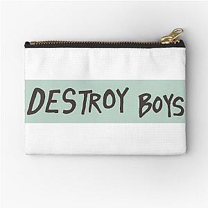 Destroy Boys Merch Destroy Boys Logo Zipper Pouch