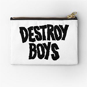 Destroy Boys Merch Destroy Boys Logo Zipper Pouch