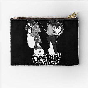 destroy boys band destroy boys band destroy boys band popular Zipper Pouch