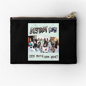 amazing logo album Destroy Boys band  Zipper Pouch