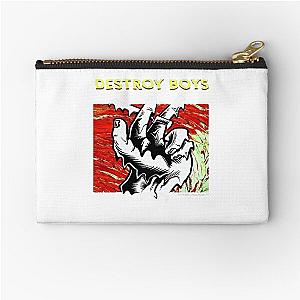 amazings rock destroy boys Zipper Pouch