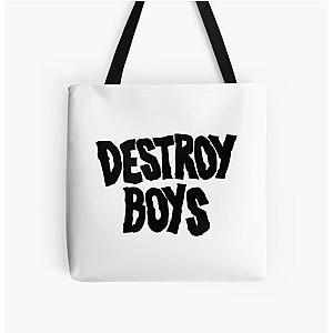 Destroy Boys Merch Destroy Boys Logo All Over Print Tote Bag