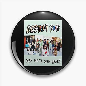 amazing logo album Destroy Boys band  Pin