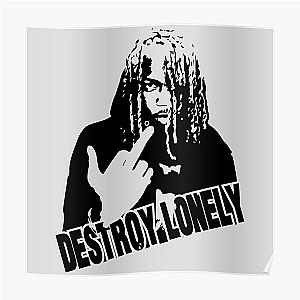 Destroy Lonely rapper illustration  Poster RB1007