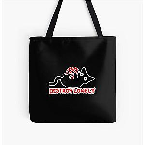 destroy lonely  All Over Print Tote Bag RB1007