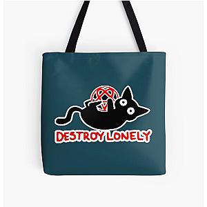 destroy lonely  All Over Print Tote Bag RB1007