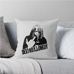 Destroy Lonely rapper illustration  Throw Pillow RB1007